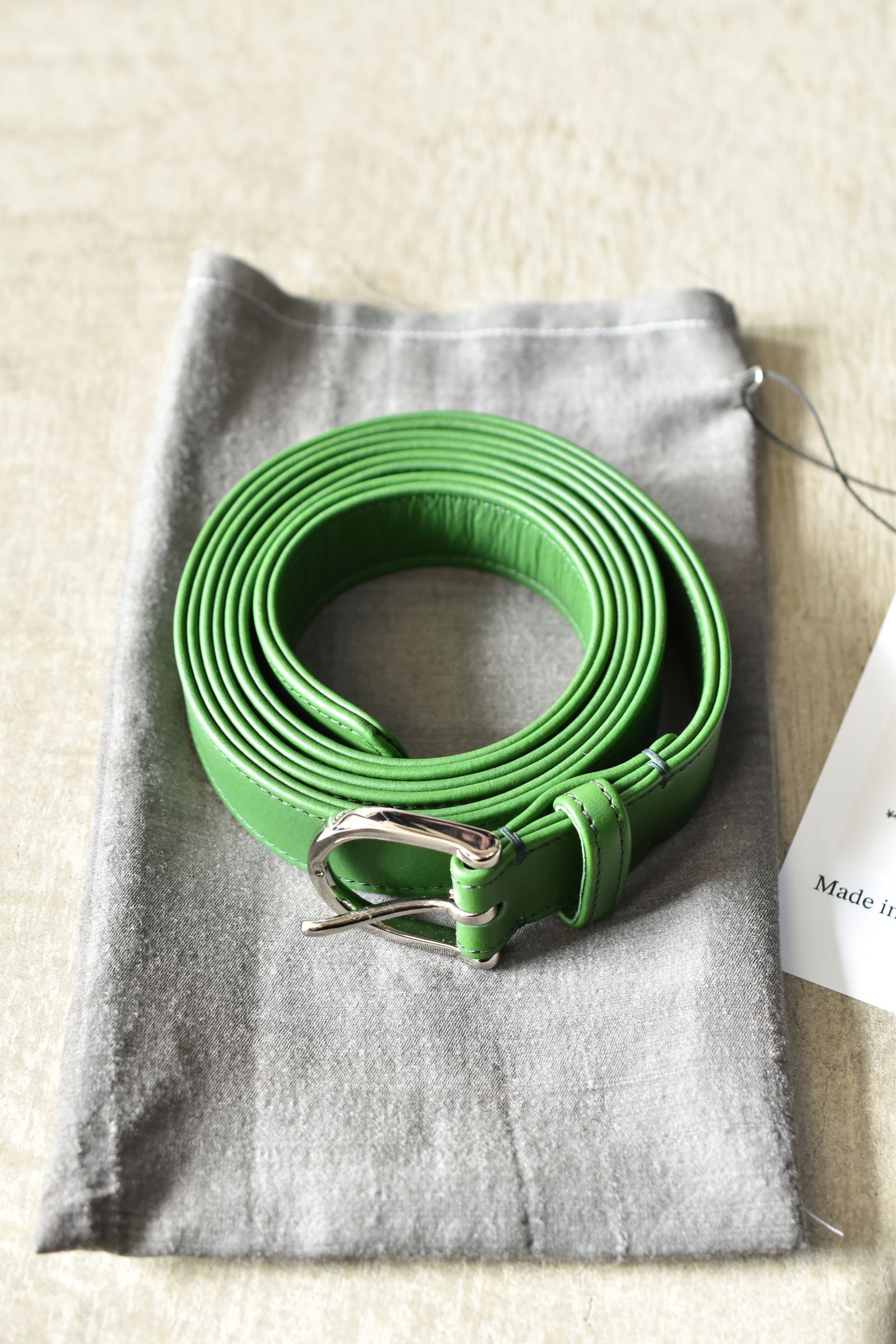 Leather Belt"Green" / レザーベルト "グリーン"