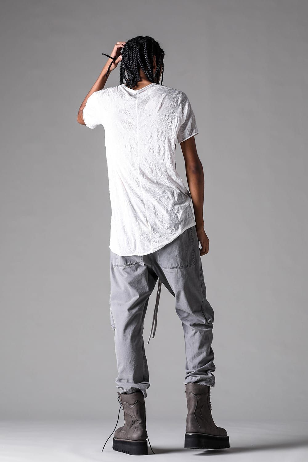 《2027SS先行予約》Cargo Long Tapered Pants "Vintage Black / Dust Grey / Dusty Olive" / カーゴロングテーパードパンツ "ヴィンテージブラック /ダストグレー /ダスティオリーブ"