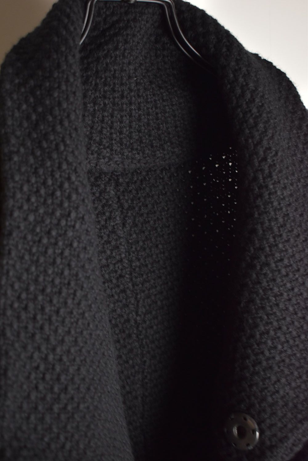 1.5G Snap Cardigan "Black" / 1.5Gスナップカーディガン"ブラック"