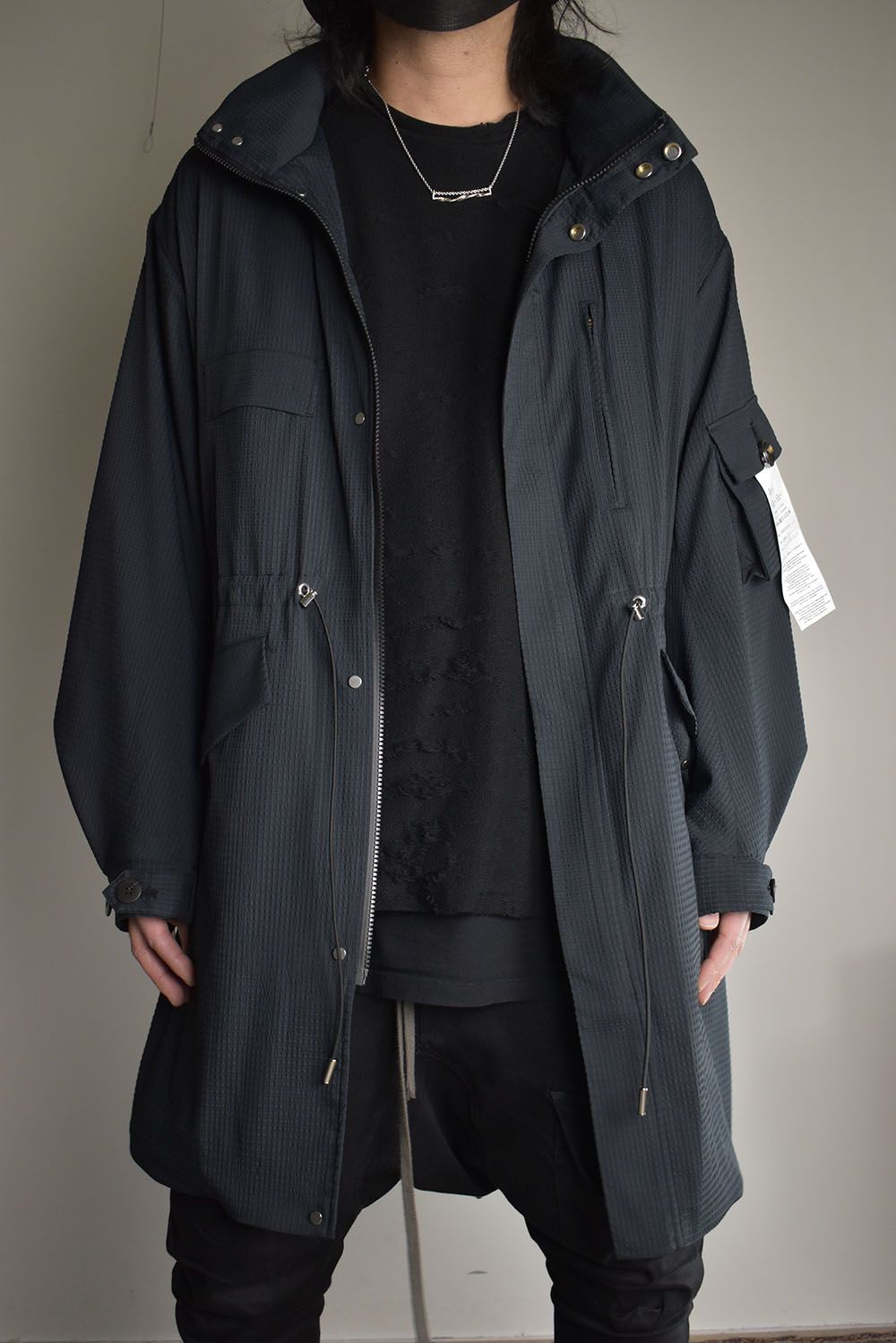 Fish Tall Coat"Black" / フィッシュテールコート"ブラック"