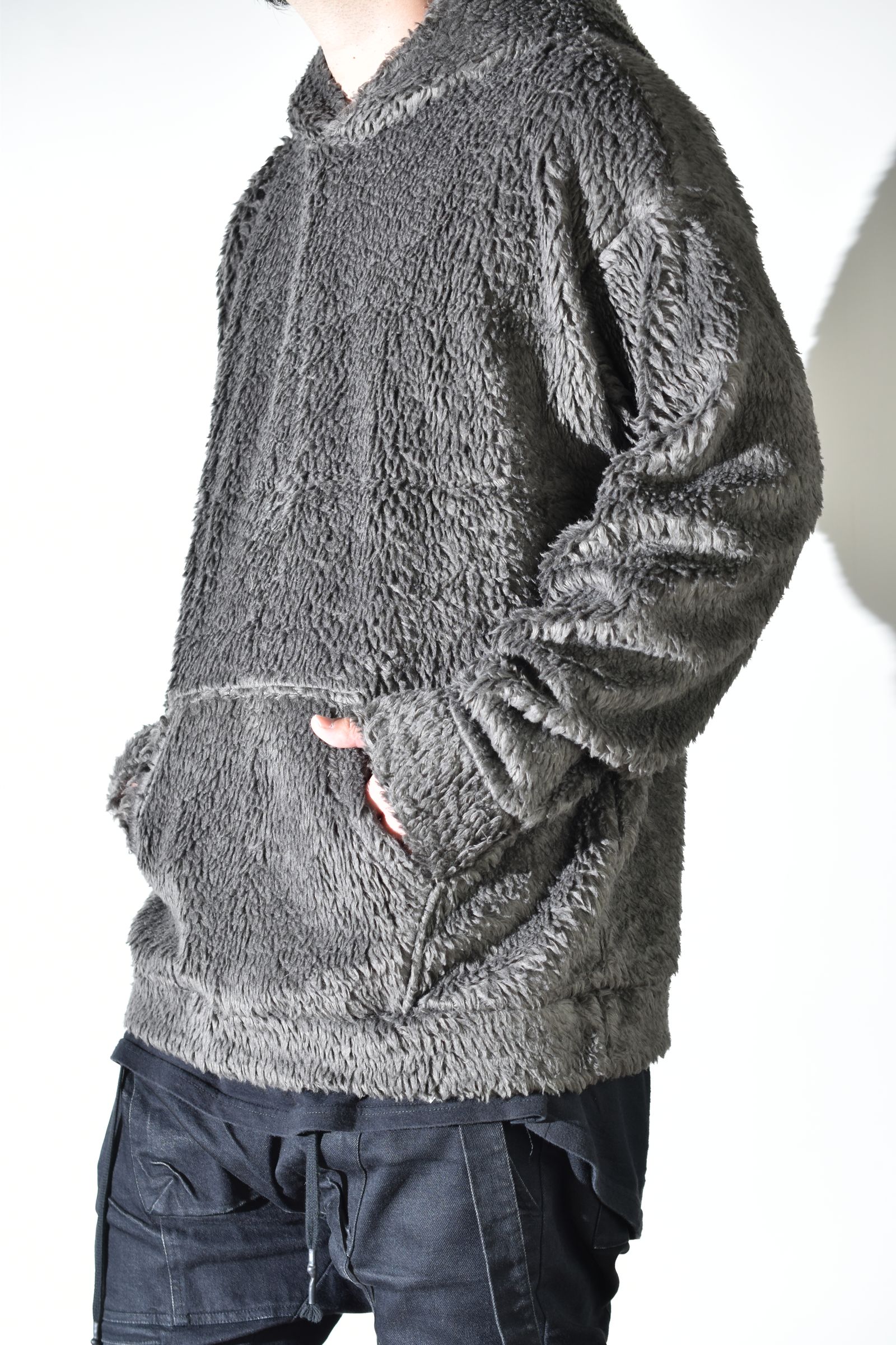 Oversized Pullover Hoodie "Charcoal" / オーバーサイズプルオーバーフーディ"チャコール"