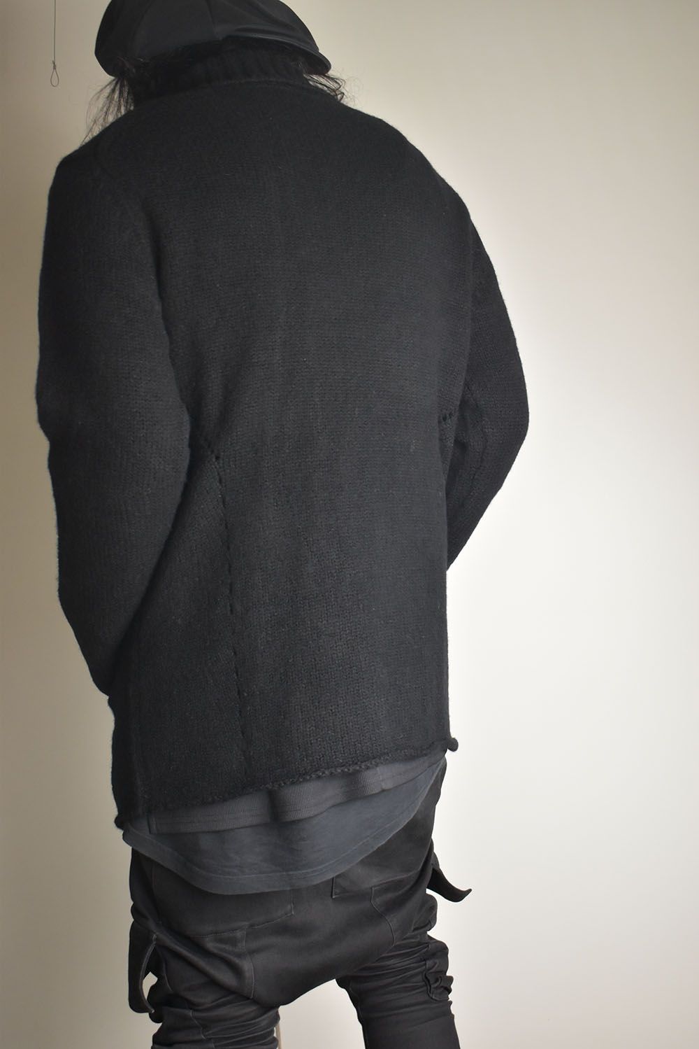 Riders Knit"Black" / ライダースニット"ブラック"