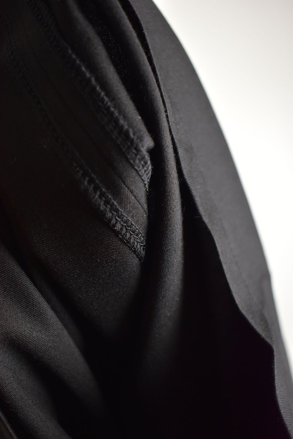 Layerd Slit Hakama Pants"Black" / レイヤードスリット袴パンツ"ブラック"