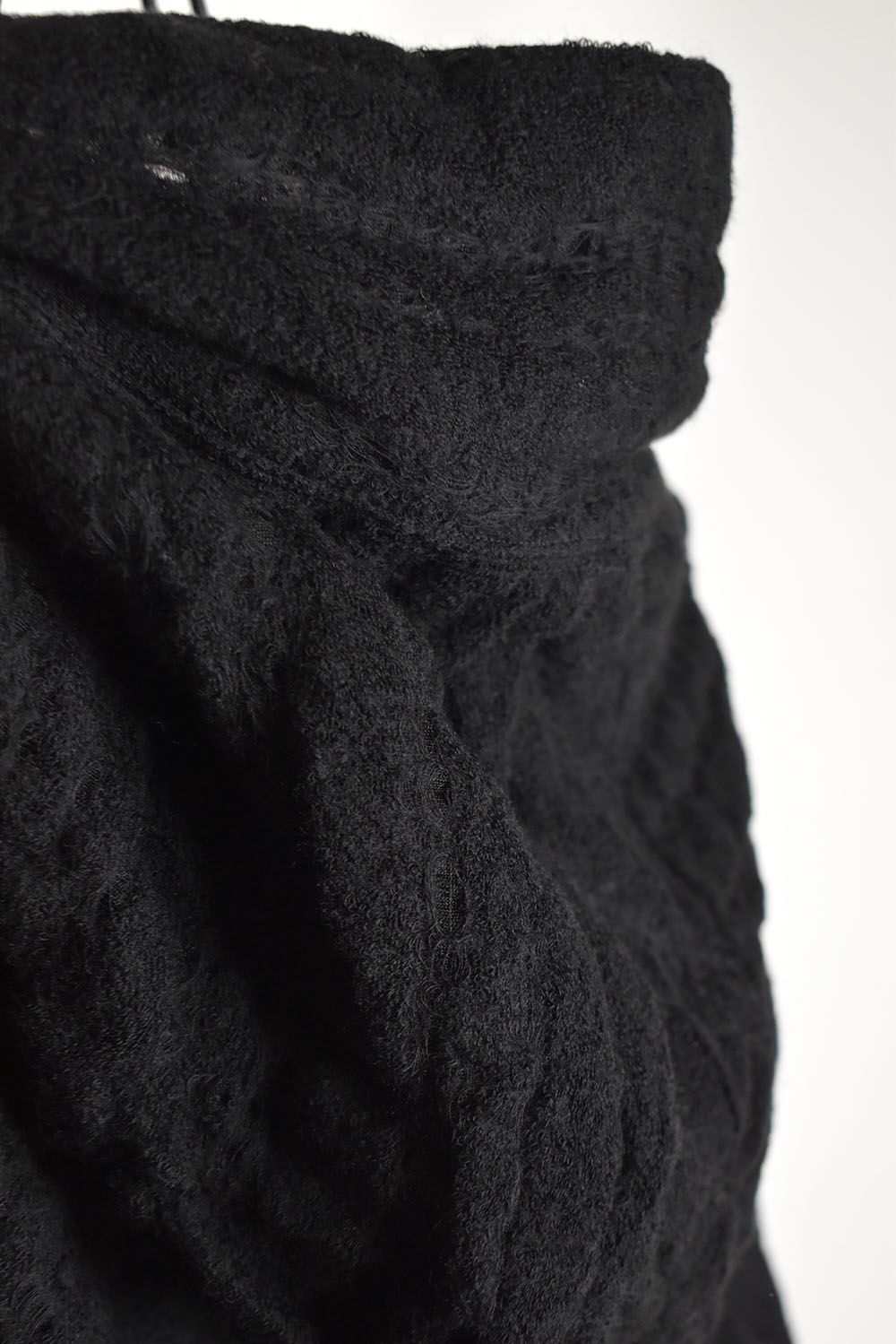 HOODIE PONCHO"Black"/フーディポンチョ"ブラック"