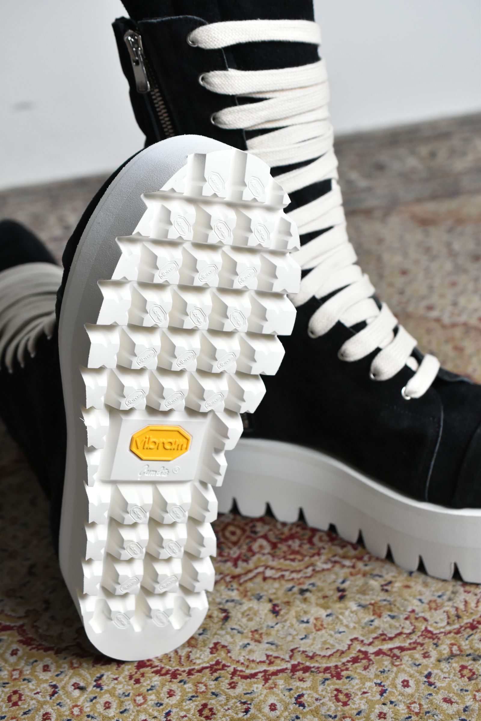 Torqe High Boots"Black × White" / トルクハイブーツ"ブラック×ホワイト"