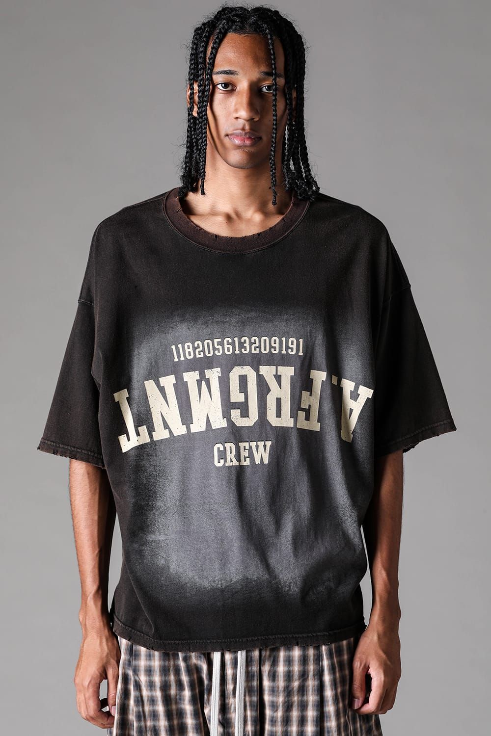 《2027SS先行予約》AFRGMNT Short Sleeve Tee "Burnt Black / Ecru / Smoky Indigo / Ash Mint " / AFRGMNT ショートスリーブTee"バーントブラック / エクリュ /スモーキーインディゴ /アッシュミント"