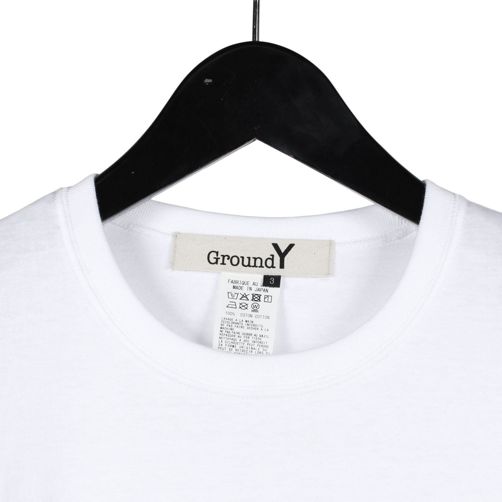 Ground Y | COTTON JERSEY CROW PRINT T-SHIRT / 半袖Tシャツ (ユニセックス) / GP-T66-070-1