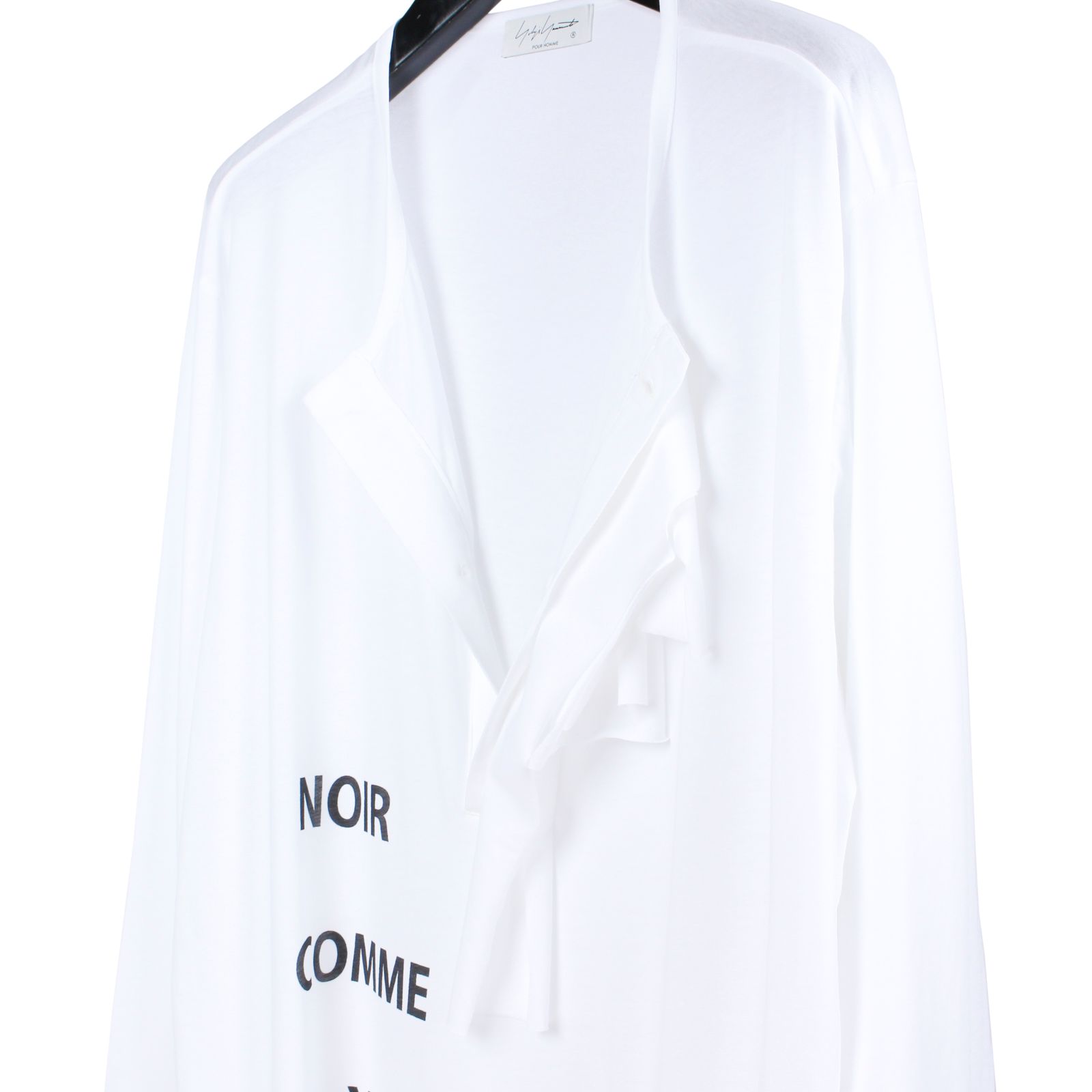 pour homme | フラシ布長袖PT A (メンズ) / 長袖カットソー / ホワイト / HK-T93-989