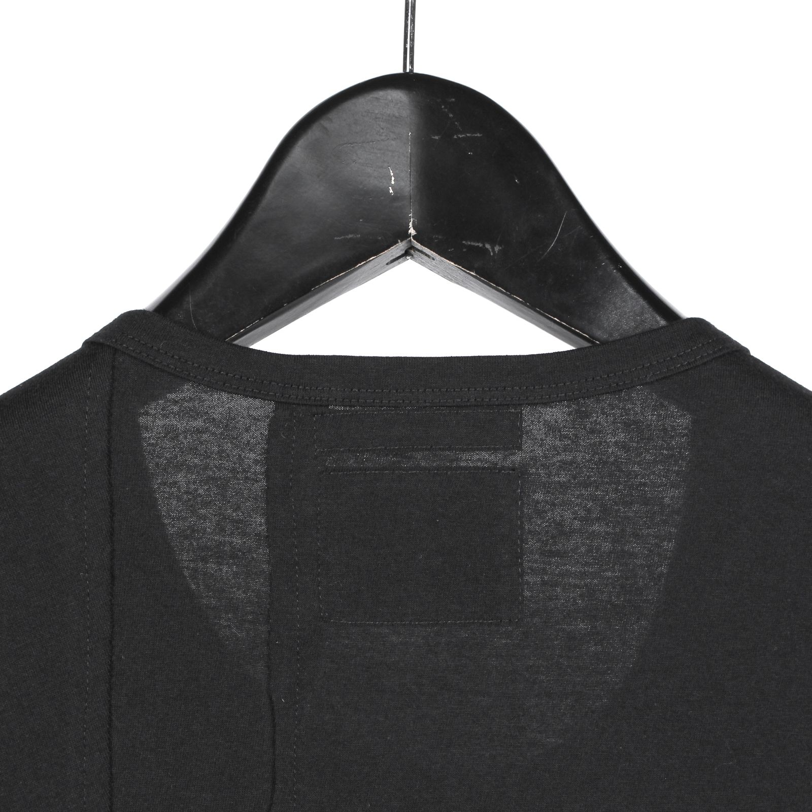 pour homme | タテハギ切り替え長袖 (メンズ) / 長袖カットソー / ブラック / HK-T54-073