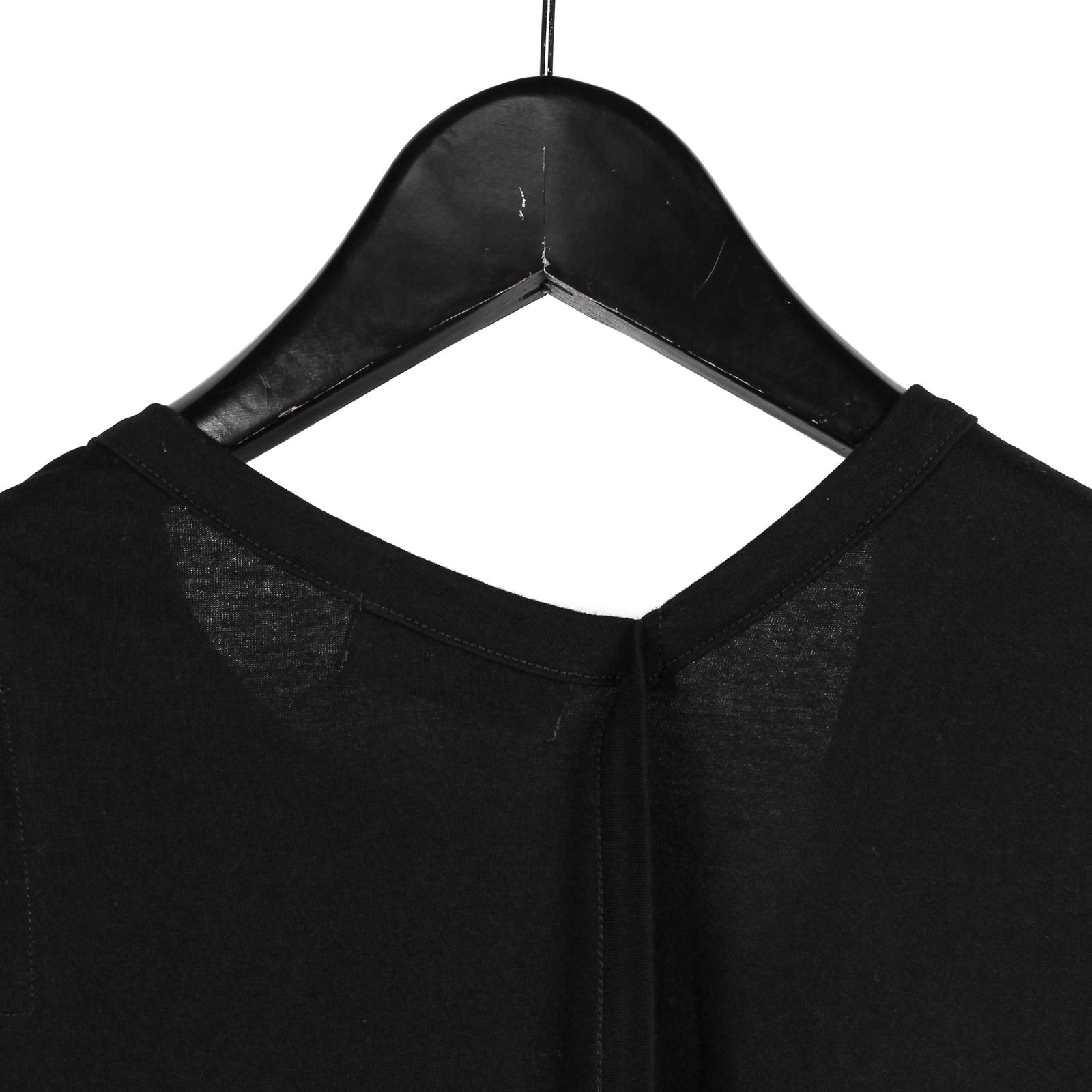 pour homme | バインダーフラシV半袖 (メンズ) / 半袖カットソー / ブラック / HP-T33-082