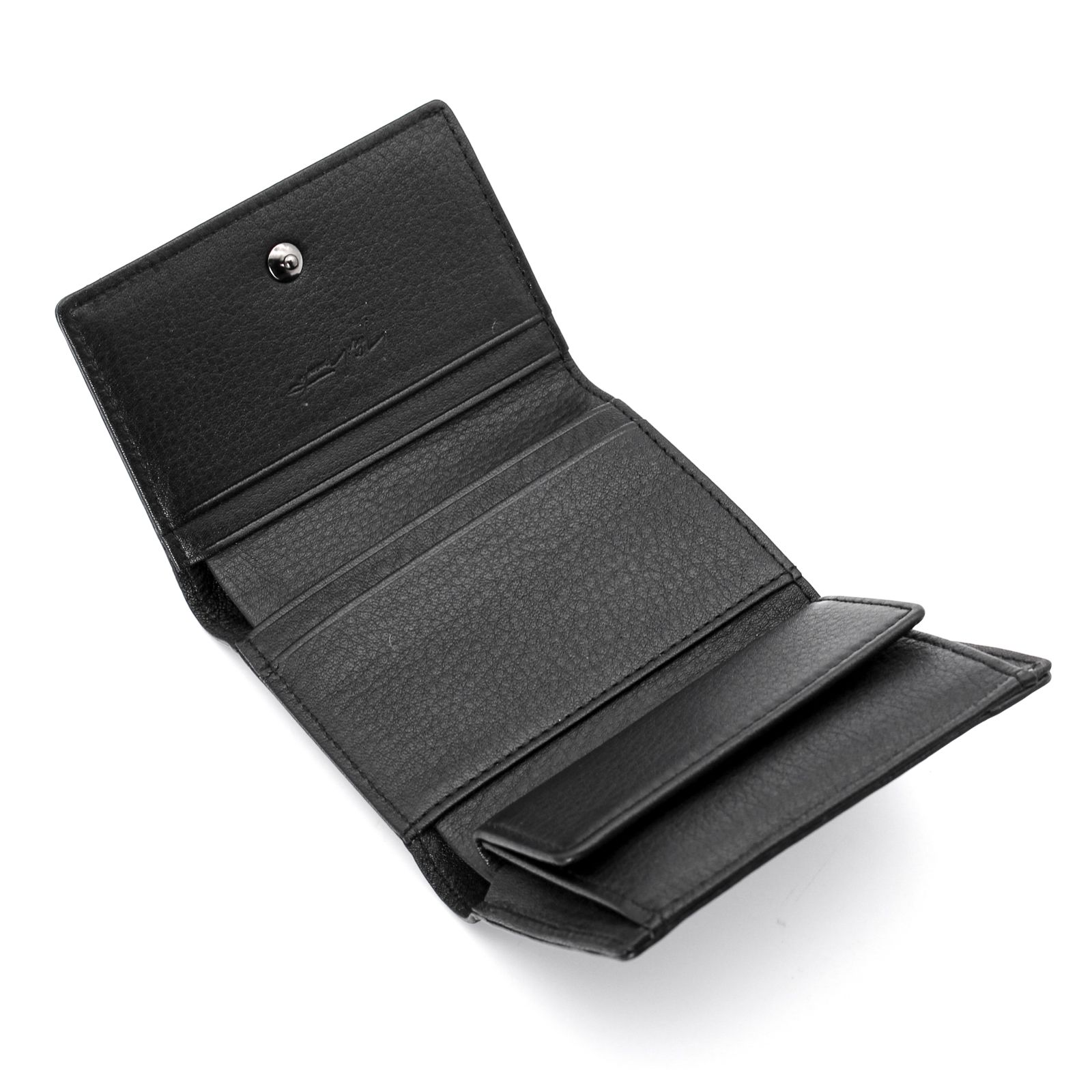 discord | yohji yamamoto / Compact （三つ折りウォレットS） / 財布 / ブラック / 牛革 / DA-A96-790