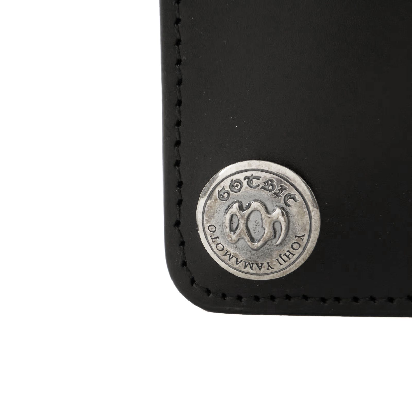 GOTHIC YOHJI YAMAMOTO GOTHIC COW LEATHER WALLET S / ウォレット・財布 (ユニセックス)  / 牛革 シルバー Silver950 / HA-A34-720