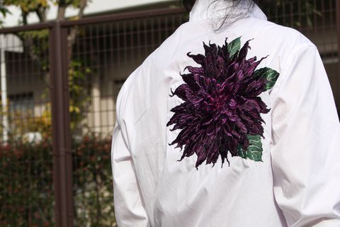 Yohji Yamamoto [LOOKと同モデルの刺繍シャツ]
