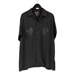 Y's | Y's - SUKASHIRT / 刺繍シャツ / ブラック / YM-B55-215