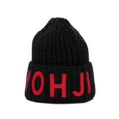 Y-3 YOHJI BEANIE / FH9288-3-602 2019A/W collection【USED・Sランク〔未使用品〕】 定価 ¥10,450