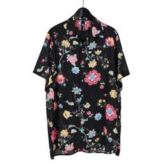 Ground Y | RAYON PRINT CHINESE FLOWER ALOHA SHIRT / 半袖 シャツ (ユニセックス) / GP-B25-206