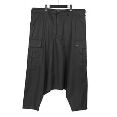Ground Y | SIDE PKSAROUEL PANTS  / サルエルパンツ (ユニセックス) / ブラック / GM-P02-017
