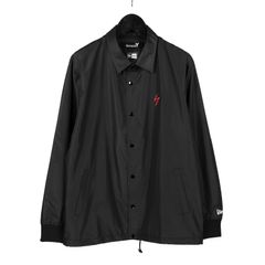 Ground Y × NEW ERA Collection Coach Jacket / コーチジャケット (ユニセックス・メンズ) / ブラック / GM-J05-922