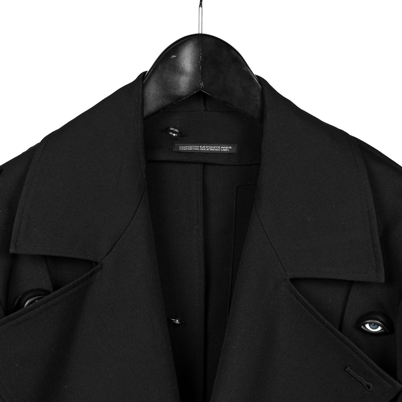 yohji yamamoto - pour homme パーツ釦留めリネンCT / HD-C03