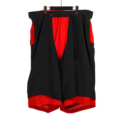 pour homme | カバーパンツA (メンズ) / レッド / HG-P61-802