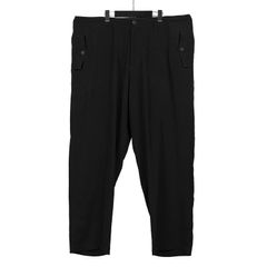 pour homme | フラップ付脇タックP (メンズ) / TAタキシードパンツ / ブラック / HO-P31-500