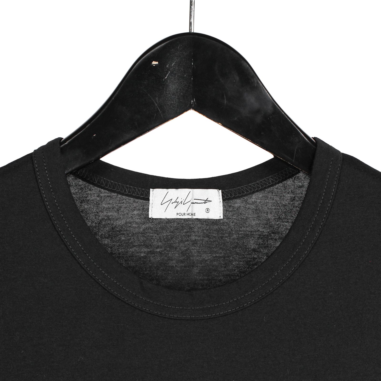 pour homme | 定番半袖PT C / 半袖Tシャツ (メンズ) / ブラック / HL-T95-992