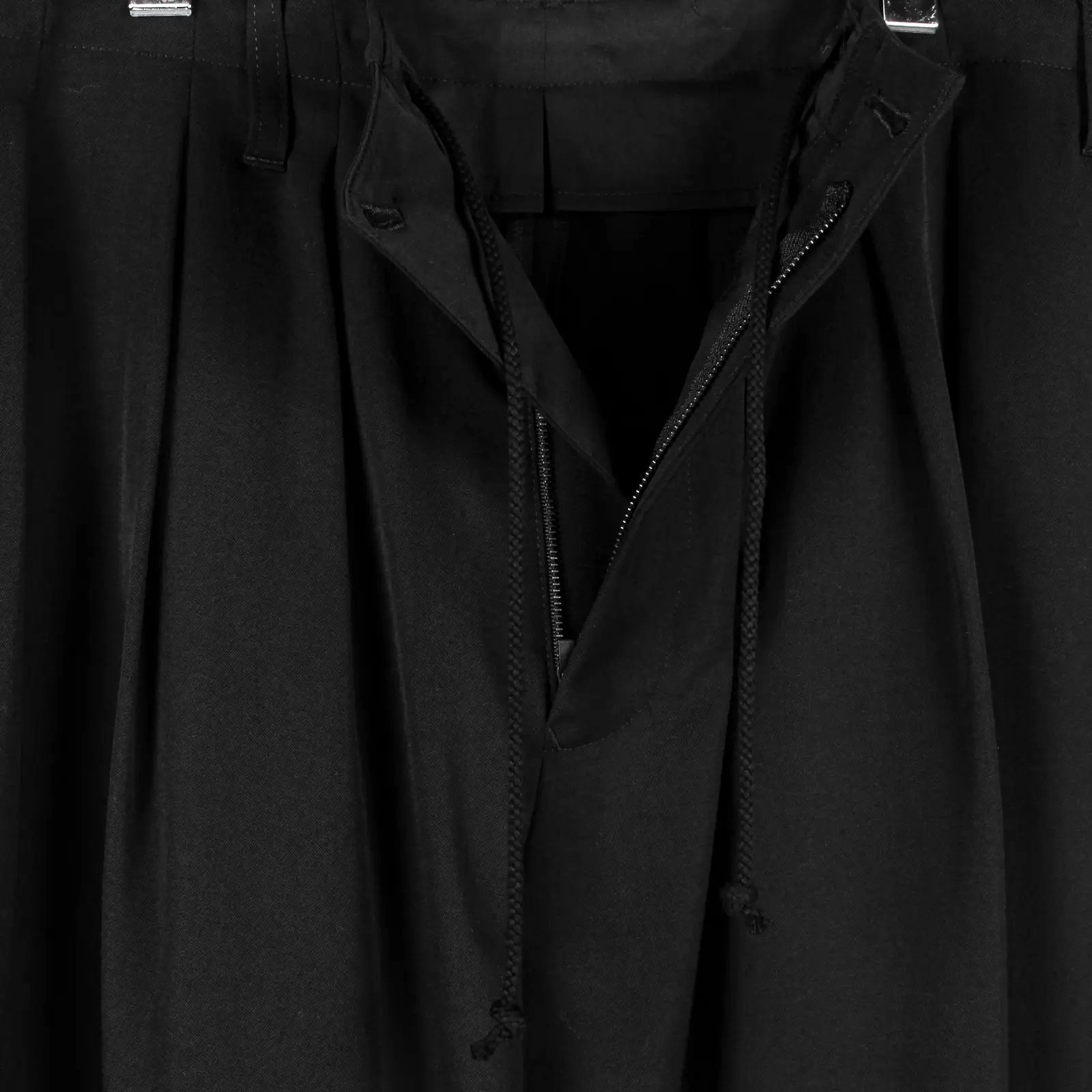 pour homme | 細バルーンP (メンズ) / シワギャバ / ブラック / HL-P06-100
