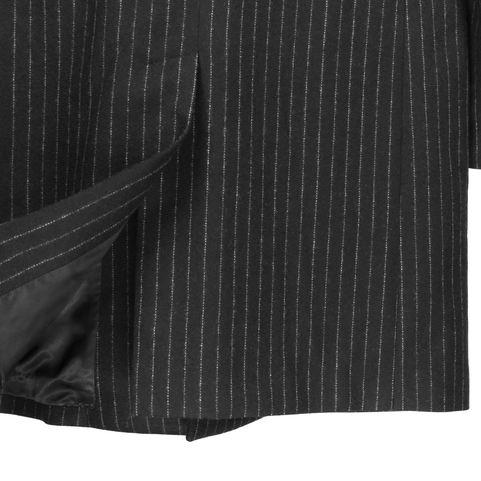 pour homme  | ストライプドクターJ / ジャケット(メンズ) / ストライプフラノ / ブラック / HW-J34-138