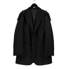 pour homme | 肩バックル付2BSJKT / ジャケット (メンズ) / ブラック / HO-J74-534