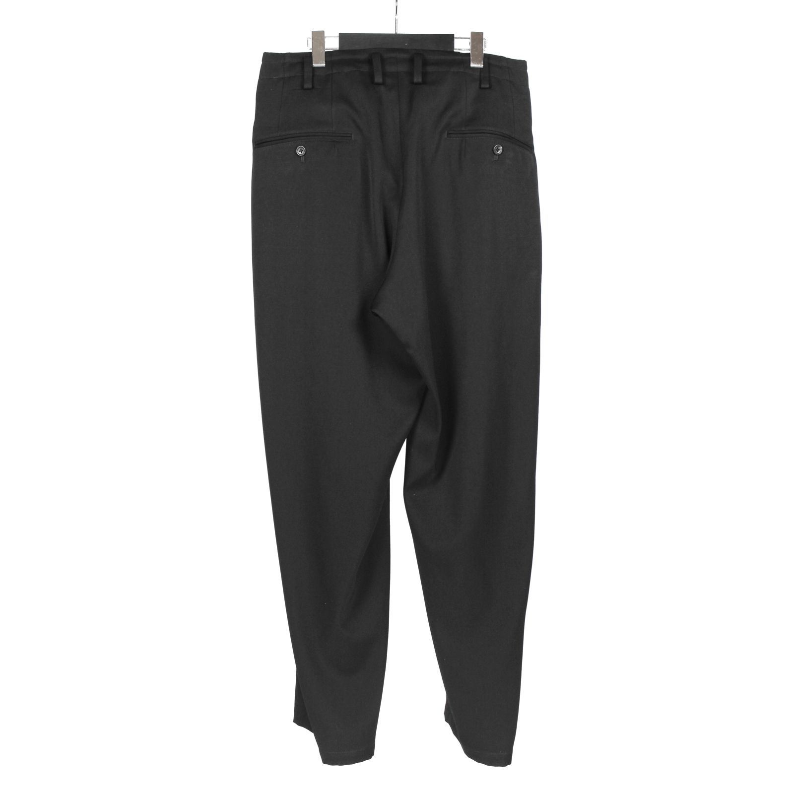 pour homme | 2タック細P  (メンズ) / ウールタキシード / ブラック / HW-P48-154