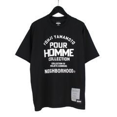 【カート購入不可】 pour homme | × NEIGHBORHOOD TEE SS-2 / Tシャツ (メンズ)  / ブラック / HP-T90-997-2