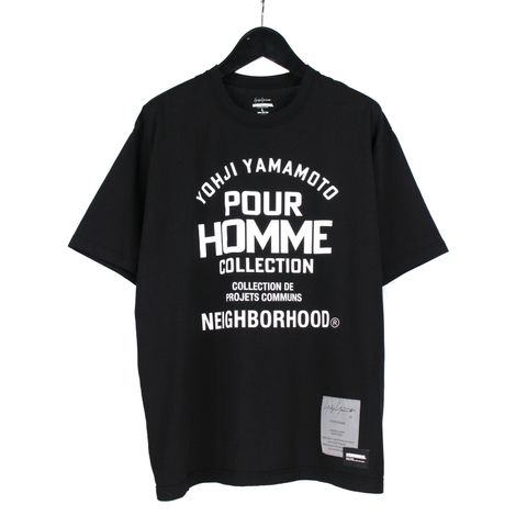 【カート購入不可】 pour homme | × NEIGHBORHOOD TEE SS-2 / Tシャツ (メンズ)  / ブラック / HP-T90-997-2