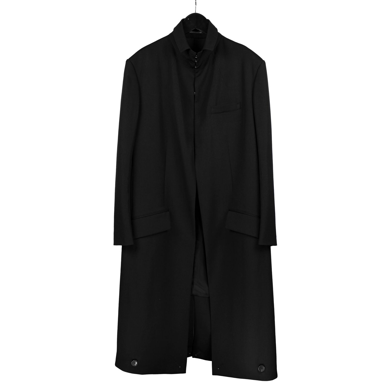 Yohji Yamamoto POUR HOMME シワギャバ前ホックジャケット