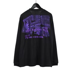 × KOTA OKUDA CD PRINT LONG SL T / ロンT / ブラック / YD-B51-039