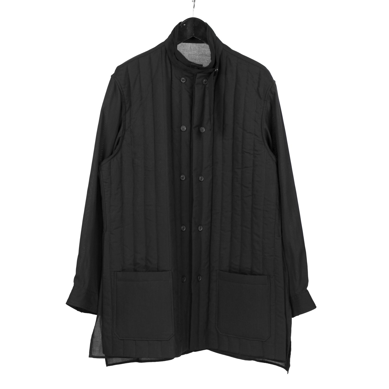pour homme | 前2重中綿B / シャツ (メンズ) / ブラック / HL-B14-215