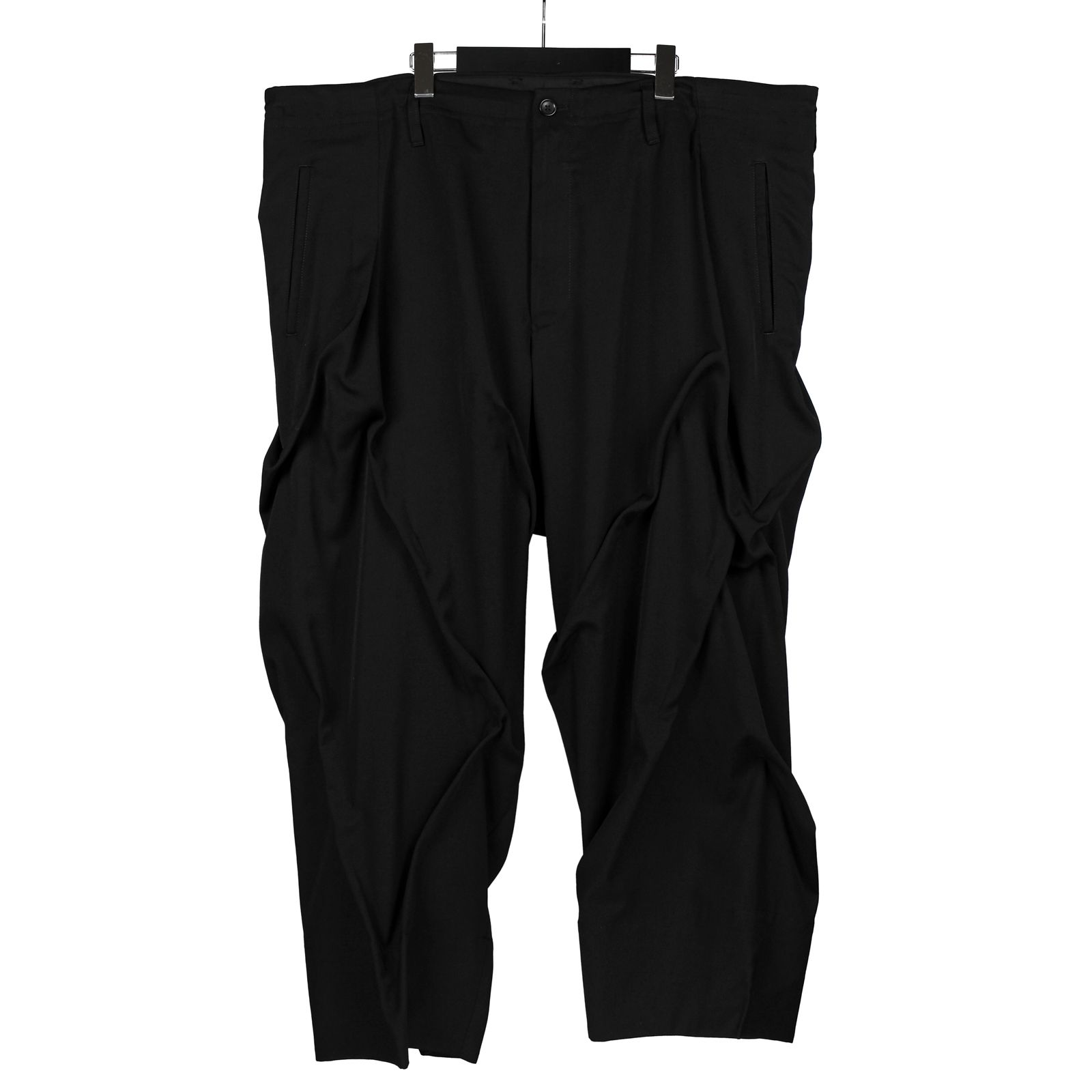 Yohji Yamamoto 23ss ランダムタックパンツHZ-P54-100 日本製品 - www ...