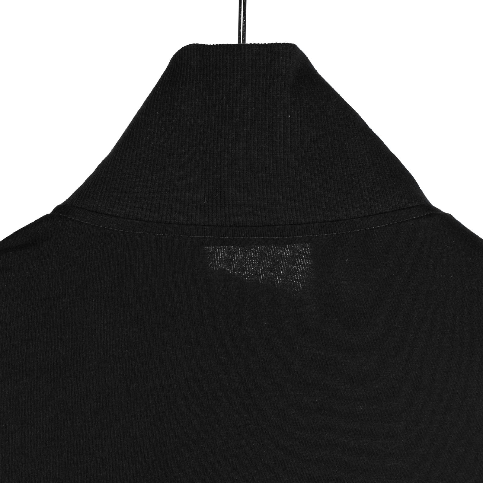 30-cotton jersey Zipper stand collar cut sew / GE-T08-040