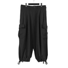 Ground Y | SIDE OUT PK BALLOON PANTS  / バルーンパンツ (ユニセックス) / ブラック / GL-P24-100