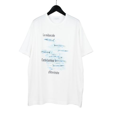 pour homme | 半袖PT A (メンズ) / 半袖カットソー / オフホワイト / HK-T71-984