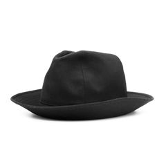 pour homme | フェドラハット / シワギャバ / ブラック / HL-H09-100