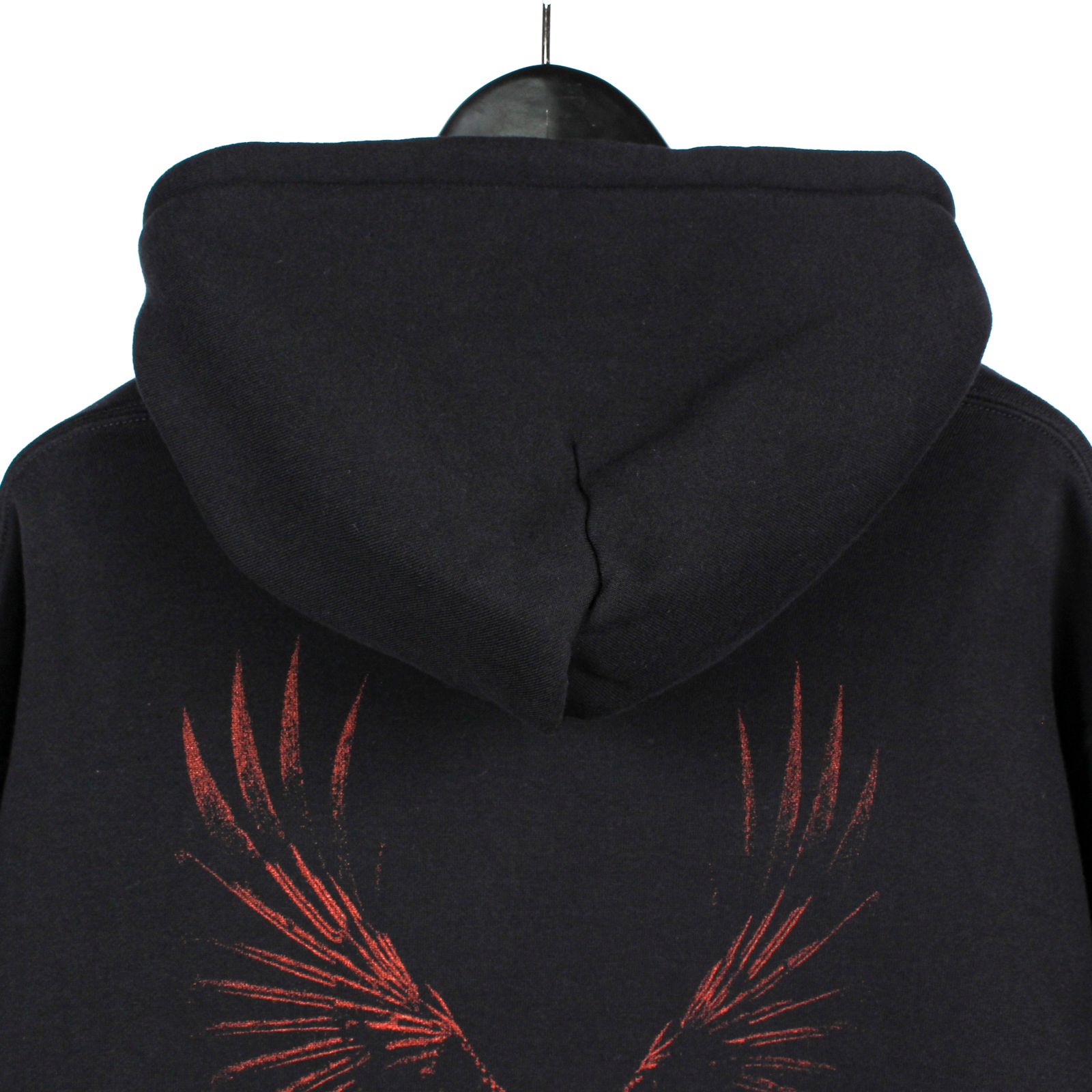 Y's for men × MASSES | CROW PRINT HOODIE / パーカー (ユニセックス) / ブラック / ML-T79-991