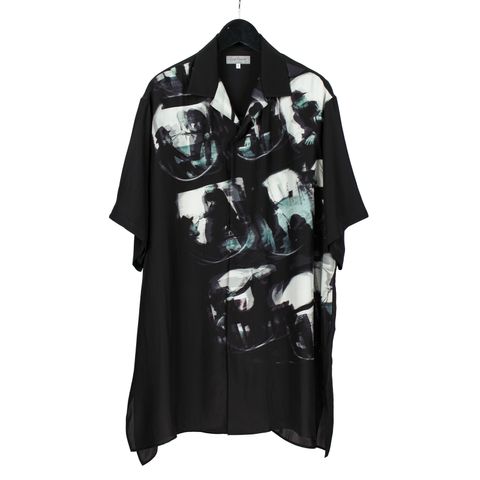 pour homme 魚眼プリントアロハB / HG-B41-406