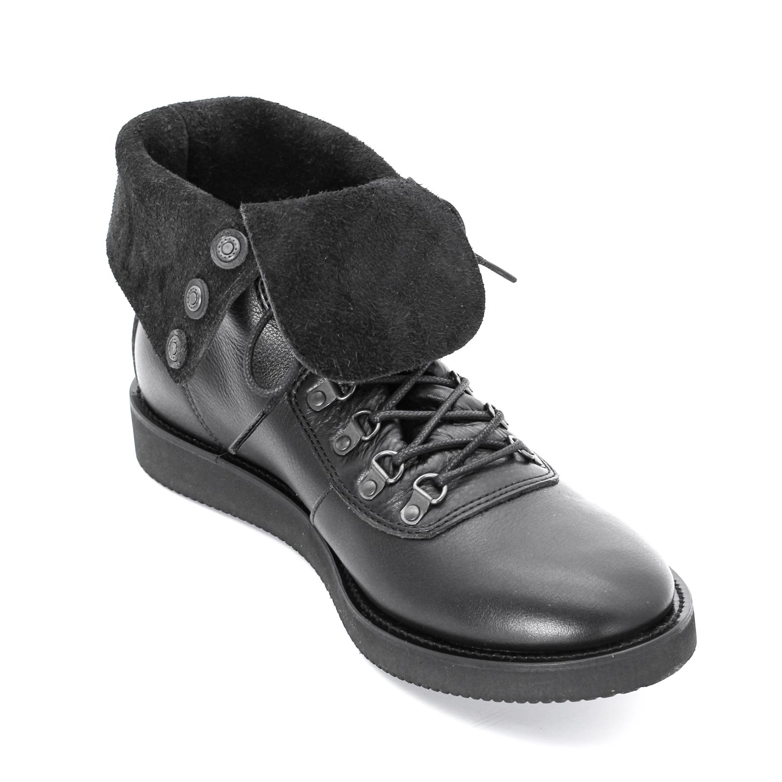 pour homme | ミリタリーブーツ (メンズ) / ブラック / HK-E10-774