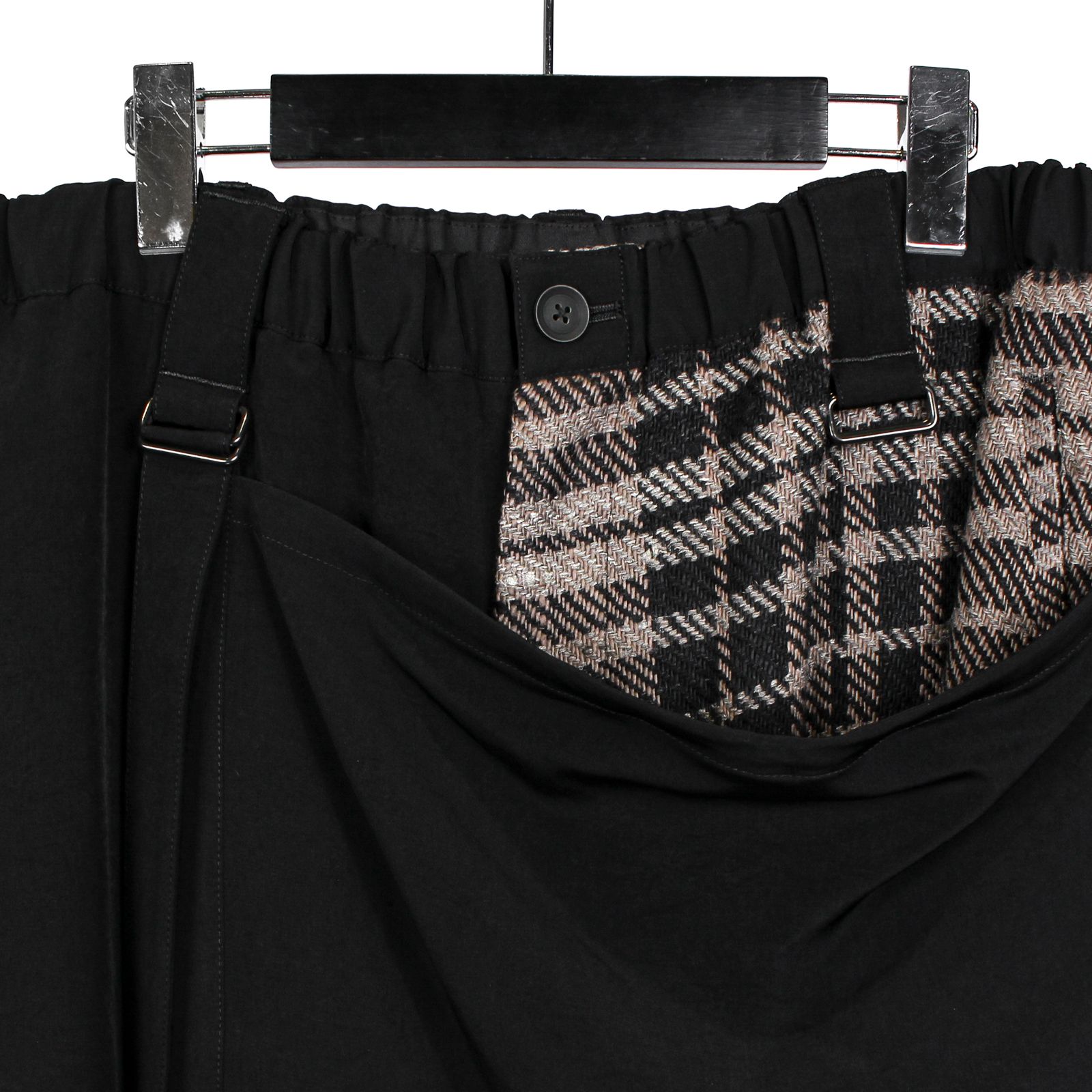 Yohji Yamamoto [HR-P66-876 / 二重ラップPチェック柄]