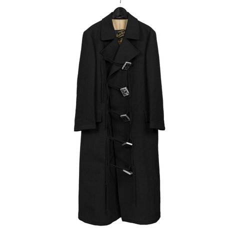 Yohji Yamamoto [HR-C21-809 / ブロックボタンB紐フラシコート]