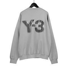 Y-3 | LOGO CREW / 長袖 スウェット (メンズ) / グレー / JD9815-APPA24