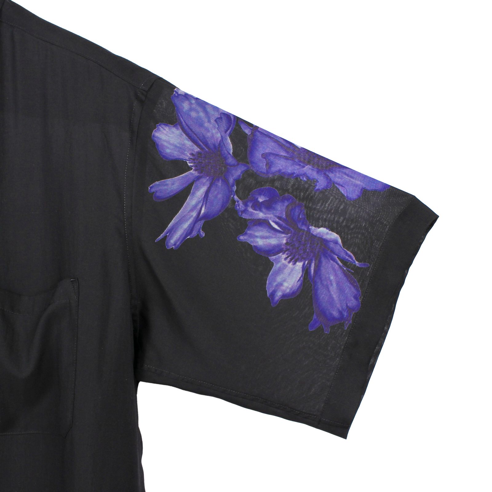 Ground Y | FLOWER PRINT SHIRT / 半袖 シャツ・ブラウス (ユニセックス) / ブラック / GL-B30-206