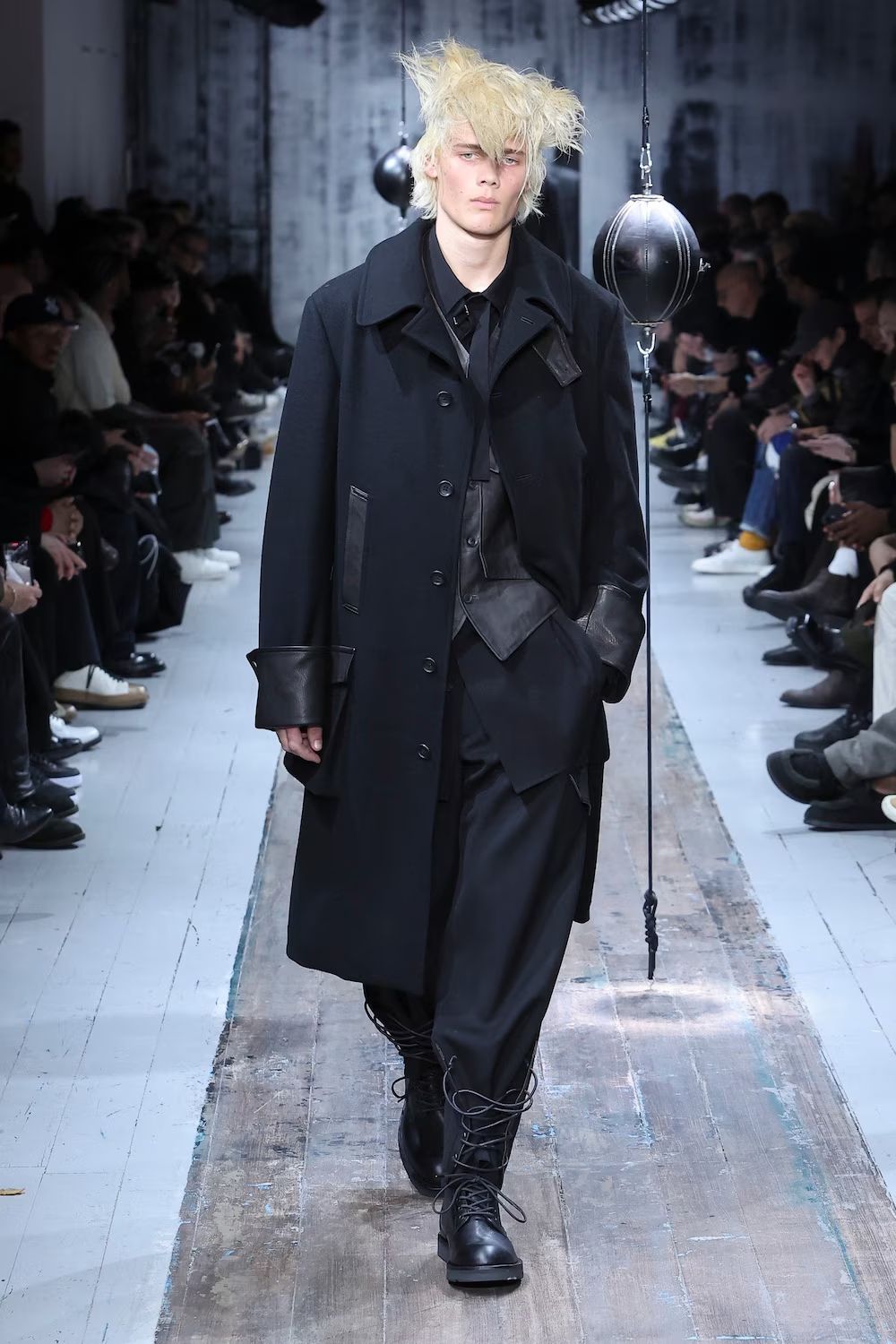 yohji yamamoto - pour homme | ベルト付き軍服風6BJ / ジャケット