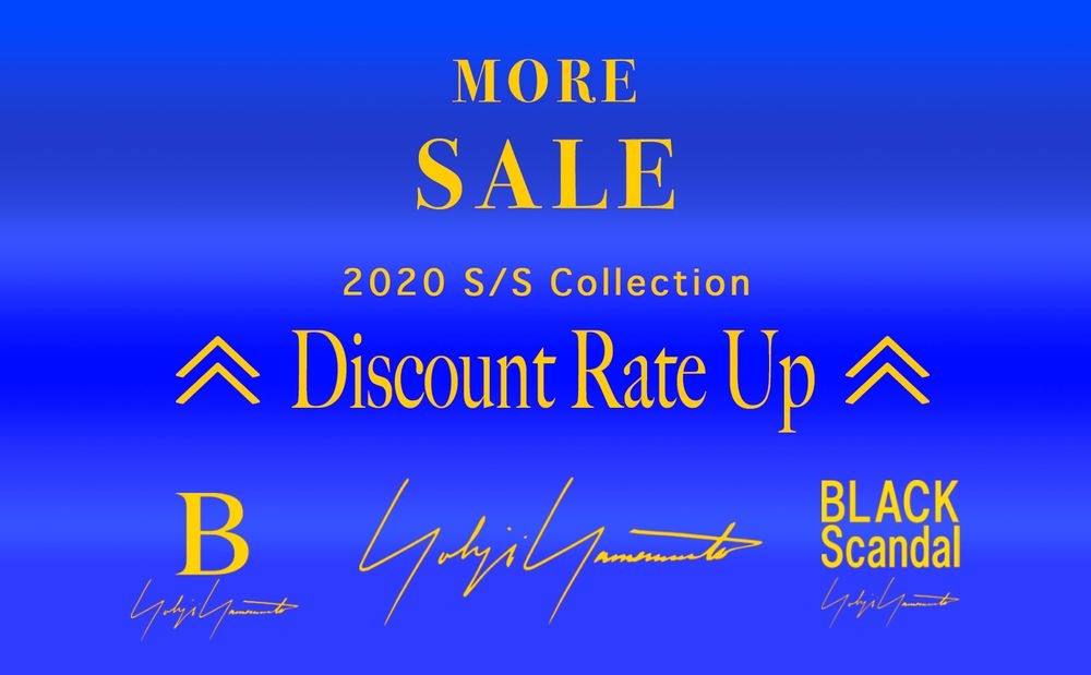 Yohji Yamamoto [MORE SALE　20S/S Collection]