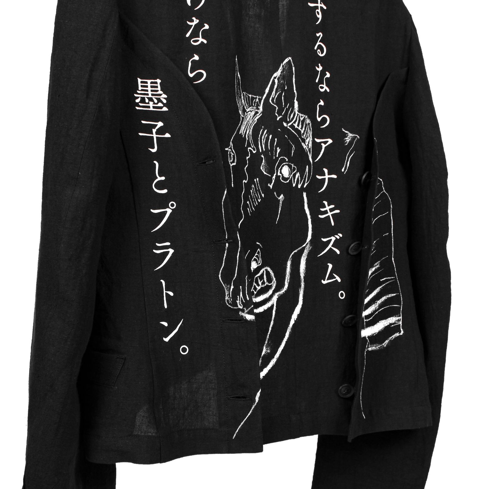 yohji yamamoto - pour homme ddwプリントSJKT / HD-J13-303 | ALUBUS